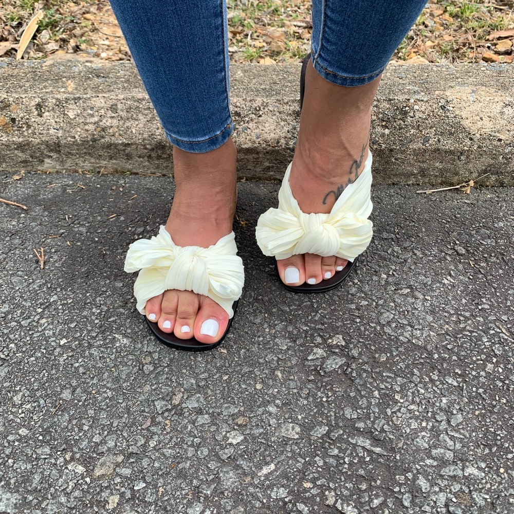 Beige sandals